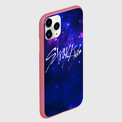 Чехол iPhone 11 Pro матовый Stray Kids, цвет: 3D-малиновый — фото 2
