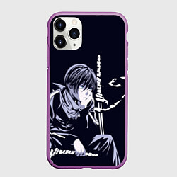 Чехол iPhone 11 Pro матовый Бездомный бог, цвет: 3D-фиолетовый