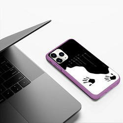 Чехол iPhone 11 Pro матовый DEATH STRANDING, цвет: 3D-фиолетовый — фото 2