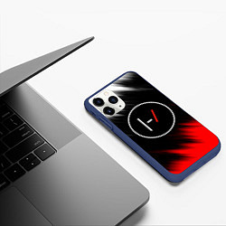 Чехол iPhone 11 Pro матовый TWENTY ONE PILOTS, цвет: 3D-тёмно-синий — фото 2