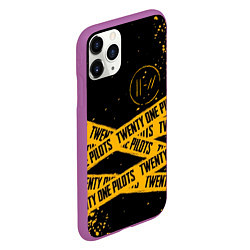 Чехол iPhone 11 Pro матовый 21 Pilots: Black Levitate, цвет: 3D-фиолетовый — фото 2