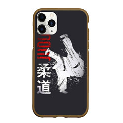 Чехол iPhone 11 Pro матовый Judo Warrior, цвет: 3D-коричневый