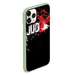 Чехол iPhone 11 Pro матовый Judo Blood, цвет: 3D-салатовый — фото 2