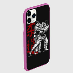 Чехол iPhone 11 Pro матовый Judo, цвет: 3D-фиолетовый — фото 2