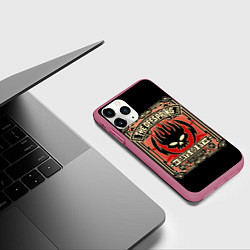Чехол iPhone 11 Pro матовый The Offspring: Days Go By, цвет: 3D-малиновый — фото 2