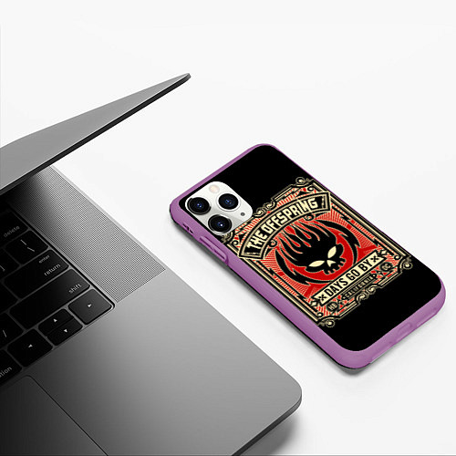 Чехол iPhone 11 Pro матовый The Offspring: Days Go By / 3D-Фиолетовый – фото 3