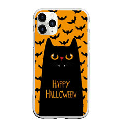 Чехол iPhone 11 Pro матовый Happy Halloween