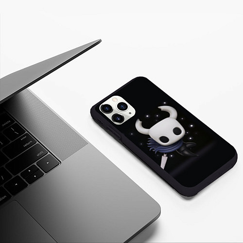 Чехол iPhone 11 Pro матовый Hollow Knight / 3D-Черный – фото 3