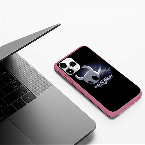 Чехол iPhone 11 Pro матовый Hollow Knight / 3D-Малиновый – фото 3