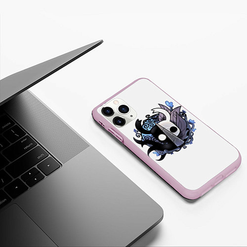 Чехол iPhone 11 Pro матовый Hollow Knight / 3D-Розовый – фото 3