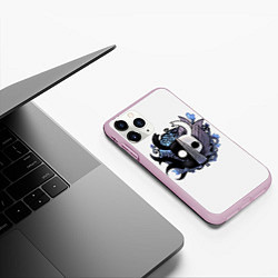 Чехол iPhone 11 Pro матовый Hollow Knight, цвет: 3D-розовый — фото 2