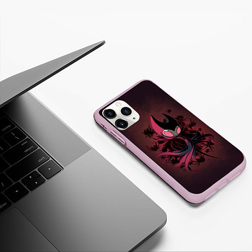 Чехол iPhone 11 Pro матовый Hollow Knight / 3D-Розовый – фото 3