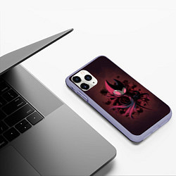 Чехол iPhone 11 Pro матовый Hollow Knight, цвет: 3D-светло-сиреневый — фото 2