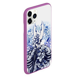 Чехол iPhone 11 Pro матовый Hollow Knight, цвет: 3D-фиолетовый — фото 2