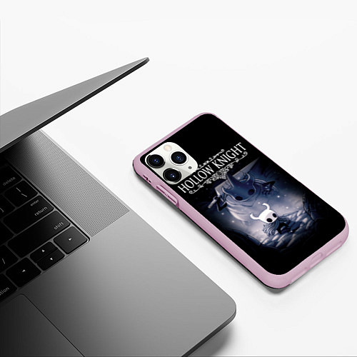Чехол iPhone 11 Pro матовый Hollow Knight / 3D-Розовый – фото 3