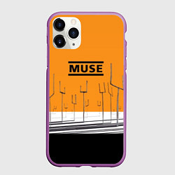 Чехол iPhone 11 Pro матовый Muse: Orange Mood, цвет: 3D-фиолетовый