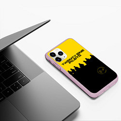 Чехол iPhone 11 Pro матовый TOP: TRENCH, цвет: 3D-розовый — фото 2