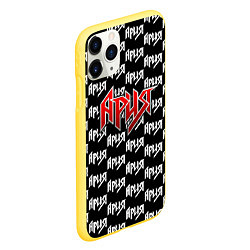 Чехол iPhone 11 Pro матовый Ария, цвет: 3D-желтый — фото 2