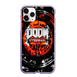 Чехол iPhone 11 Pro матовый DOOM ETERNAL, цвет: 3D-светло-сиреневый