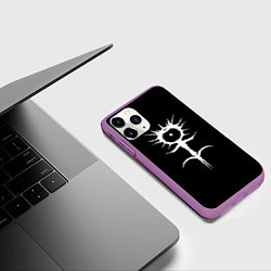 Чехол iPhone 11 Pro матовый GHOSTEMANE, цвет: 3D-фиолетовый — фото 2