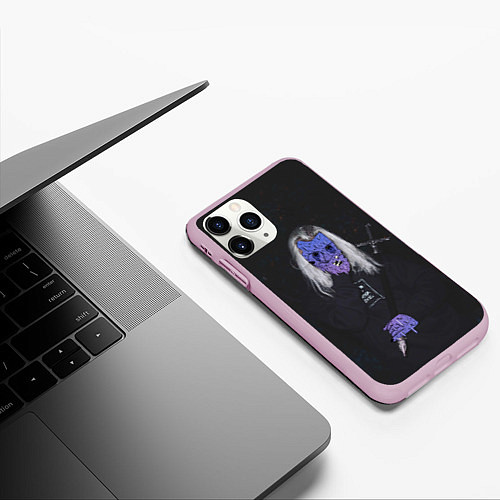 Чехол iPhone 11 Pro матовый Ghostemane / 3D-Розовый – фото 3