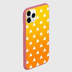 Чехол iPhone 11 Pro матовый ZENITSU ЗЕНИТСУ КИМОНО, цвет: 3D-малиновый — фото 2