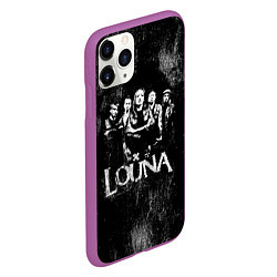 Чехол iPhone 11 Pro матовый Louna, цвет: 3D-фиолетовый — фото 2