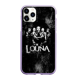 Чехол iPhone 11 Pro матовый Louna, цвет: 3D-светло-сиреневый