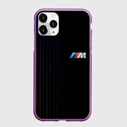 Чехол iPhone 11 Pro матовый BMW, цвет: 3D-фиолетовый