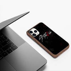 Чехол iPhone 11 Pro матовый STRAY KIDS, цвет: 3D-коричневый — фото 2