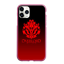 Чехол iPhone 11 Pro матовый OVERLORD, цвет: 3D-малиновый