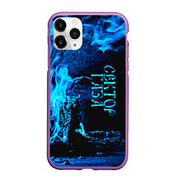 Чехол iPhone 11 Pro матовый Сектор Газа, цвет: 3D-фиолетовый