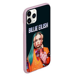 Чехол iPhone 11 Pro матовый BILLIE EILISH, цвет: 3D-розовый — фото 2