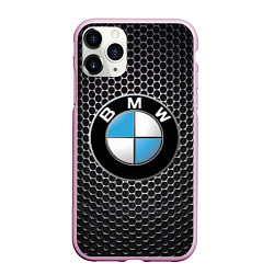 Чехол iPhone 11 Pro матовый BMW РЕДАЧ, цвет: 3D-розовый