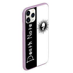 Чехол iPhone 11 Pro матовый Death Note 1, цвет: 3D-сиреневый — фото 2