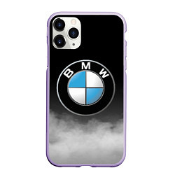 Чехол iPhone 11 Pro матовый BMW, цвет: 3D-светло-сиреневый