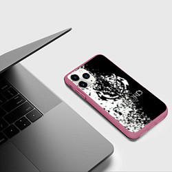 Чехол iPhone 11 Pro матовый Overlord, цвет: 3D-малиновый — фото 2
