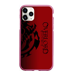 Чехол iPhone 11 Pro матовый Overlord, цвет: 3D-малиновый