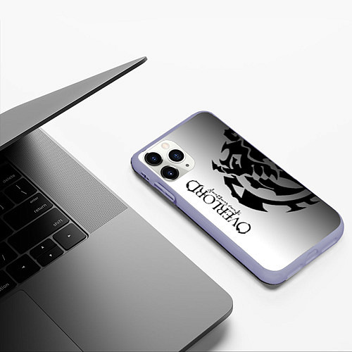 Чехол iPhone 11 Pro матовый Overlord / 3D-Светло-сиреневый – фото 3