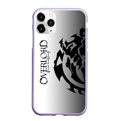 Чехол iPhone 11 Pro матовый Overlord, цвет: 3D-светло-сиреневый