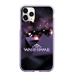Чехол iPhone 11 Pro матовый Warframe abstract logo, цвет: 3D-светло-сиреневый