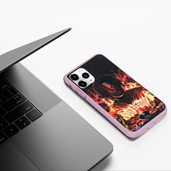 Чехол iPhone 11 Pro матовый KIZARU - Karmageddon, цвет: 3D-розовый — фото 2