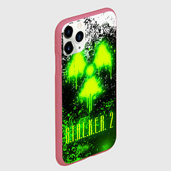 Чехол iPhone 11 Pro матовый S T A L K E R 2, цвет: 3D-малиновый — фото 2