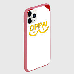 Чехол iPhone 11 Pro матовый ONE PUNCH MAN, цвет: 3D-малиновый — фото 2