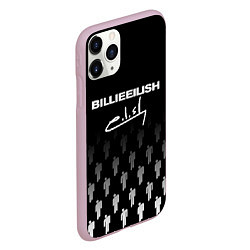 Чехол iPhone 11 Pro матовый Billie Eilish: Black Autograph, цвет: 3D-розовый — фото 2