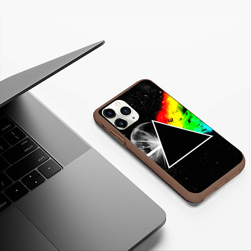 Чехол iPhone 11 Pro матовый PINK FLOYD / 3D-Коричневый – фото 3
