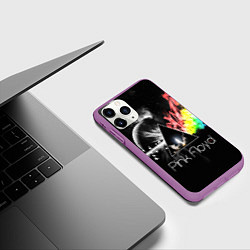 Чехол iPhone 11 Pro матовый PINK FLOYD, цвет: 3D-фиолетовый — фото 2