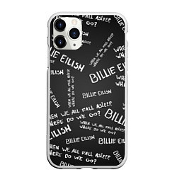 Чехол iPhone 11 Pro матовый BILLIE EILISH: Where Do We Go, цвет: 3D-белый