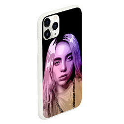 Чехол iPhone 11 Pro матовый BILLIE EILISH: Violet Mood, цвет: 3D-белый — фото 2