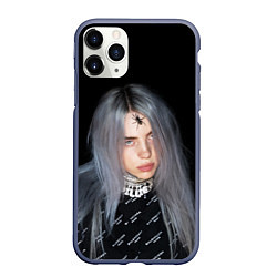 Чехол iPhone 11 Pro матовый BILLIE EILISH с Пауком, цвет: 3D-серый